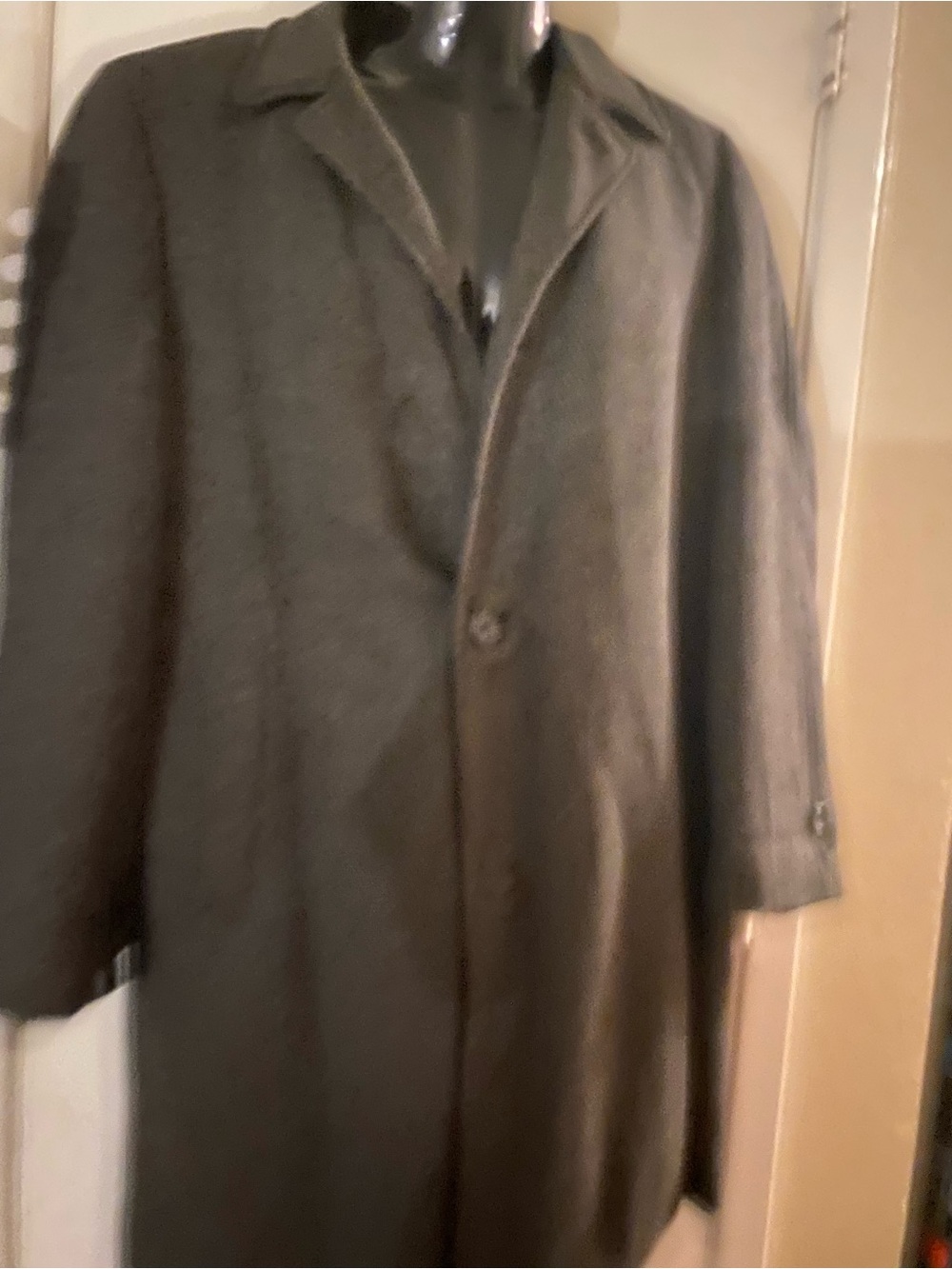 London Fog Men's Dark brown Pea Coat